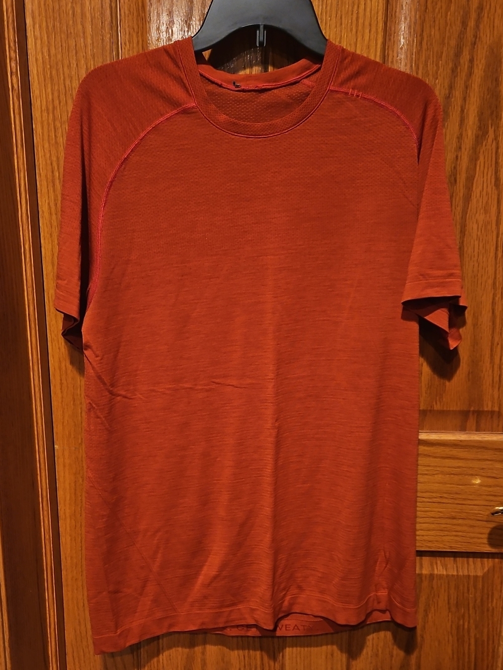 lululemon athletica Men's Short Sleeve Crew Tee - Rust Orange